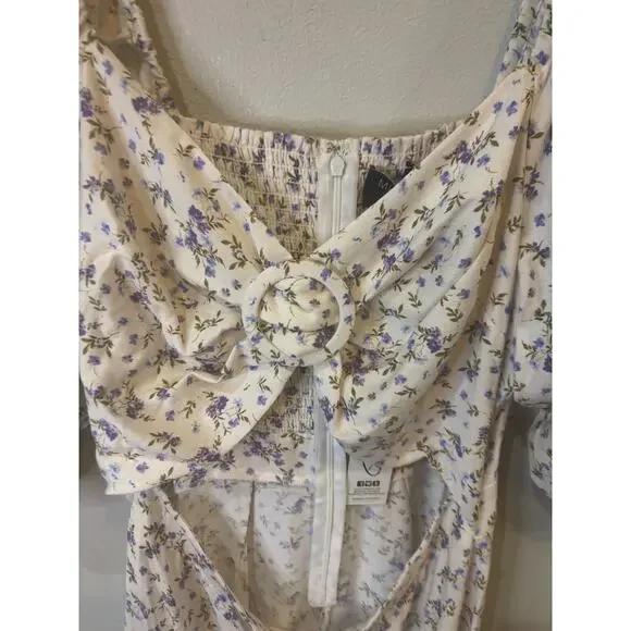 MINK PINK Hailey Midi Floral Dress NWT Size XL - Picture 6 of 8